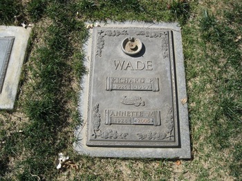 Wade, Richard Philip gravesite