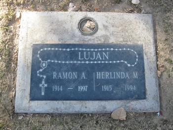 Lujan,   Ramon Aguilera gravesite