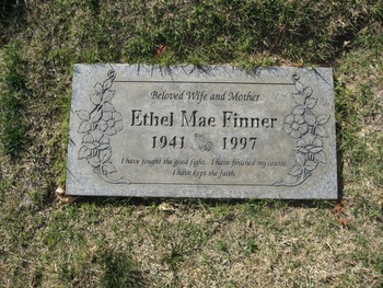 Finner, Ethel Mae gravesite