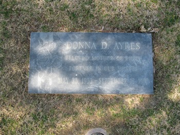 Ayres, Donna Dorene gravesite