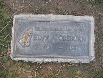 Orsborn,   Elvy Allen gravesite