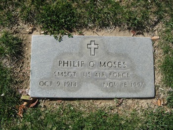 Moses, Philip Olen gravesite