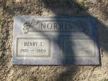 Norris, Opal Lenora gravesite