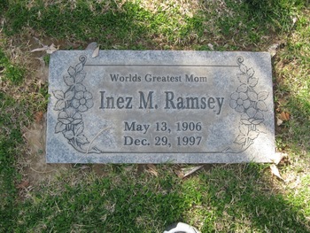 Ramsey, Inez M. gravesite