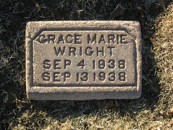 Wright, Grace Marie gravesite