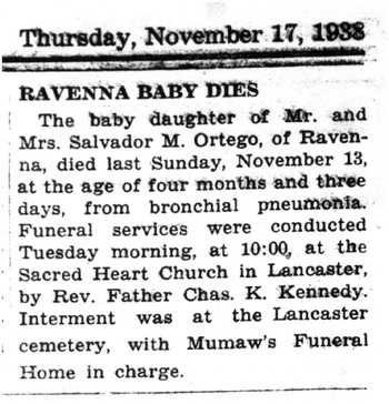Ortega, Jesse obituary