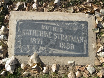 Stratman, Katherine gravesite