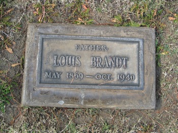 Brandt, Louis gravesite