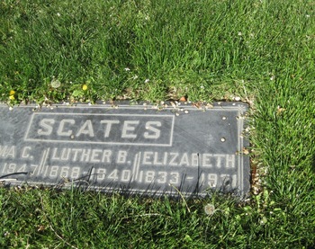 Scates, Luther Bertcell gravesite