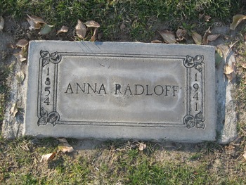 Radloff, Anna Margaret gravesite