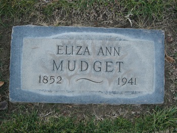 Mudgett, Eliza Ann gravesite