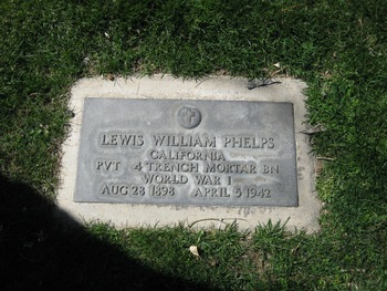 Phelps, Lewis William gravesite