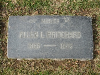 Pritchard, Ellen Love gravesite