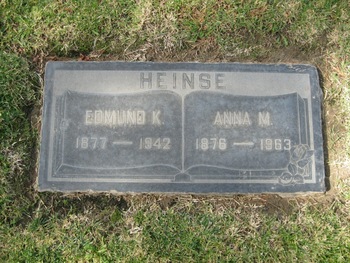 Heinse,   Edmund gravesite