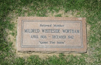 Wortham, Mildred Arlene gravesite