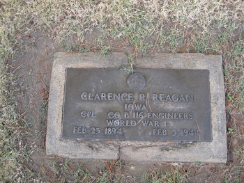 Reagan, Clarence Reason gravesite