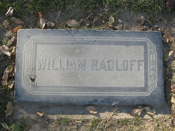 Radloff, William H. gravesite