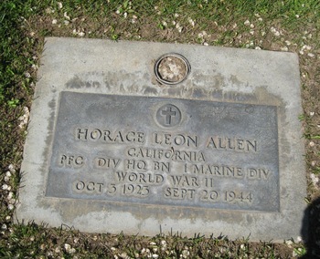 Allen,   Horace Leon gravesite