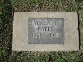 Myers, Sylvester Valentine gravesite