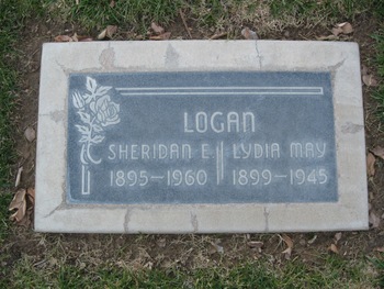 Logan, Lydia May gravesite