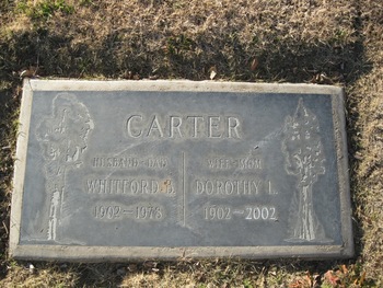 Carter, Dorothy Leona gravesite