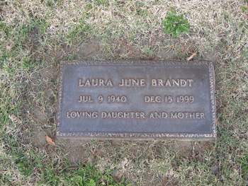 Brandt, Laura June gravesite