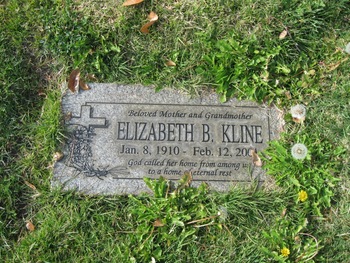 Kline, Elizabeth B. gravesite