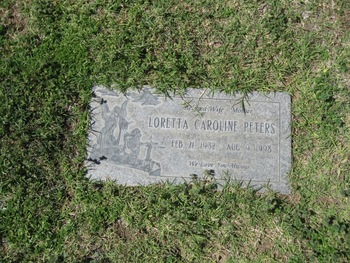 Peters, Loretta gravesite