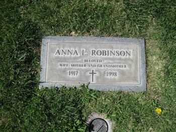Robinson, Anna L. gravesite