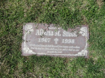 Snook, Alberta M. gravesite
