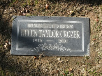 Crozer, Helen Taylor gravesite
