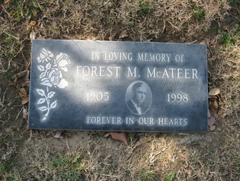 McAteer, Forest M. gravesite