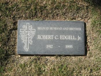 Edgell, Jr. Robert Cleaver gravesite