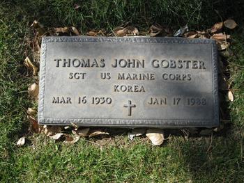 Gobster, Thomas John gravesite