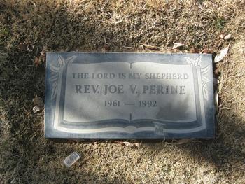 Perine, Rev. Joe V. gravesite