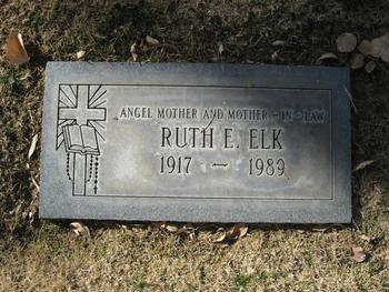 Elk, Ruth Eleanor gravesite