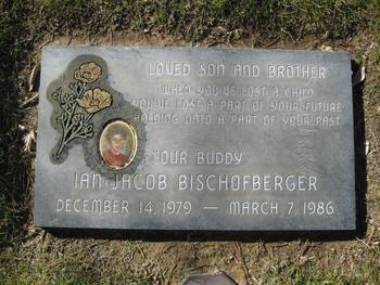 Bischofberger, Ian Jacob gravesite
