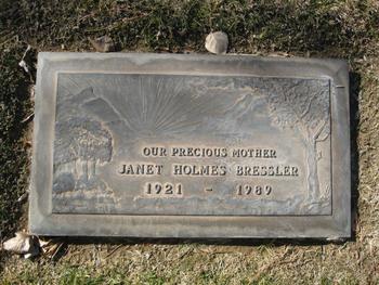 Bressler, Janet Holmes gravesite