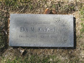 Knight, Eva M. gravesite