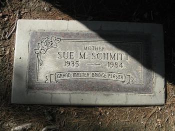 Schmitt, Sue M. gravesite