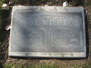 Bender, Stella Patricia gravesite