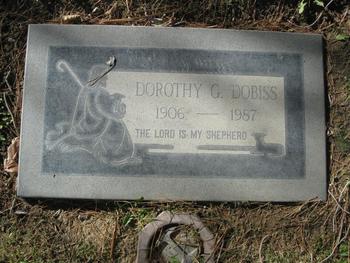 Dobiss, Dorothy Gertrude gravesite