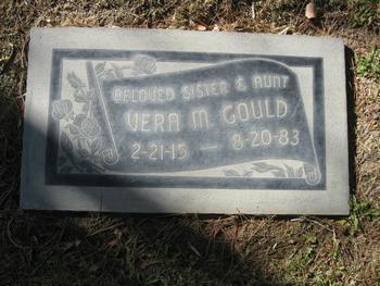 Gould, Vera M. gravesite