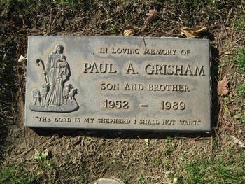 Grisham, Paul Allen gravesite