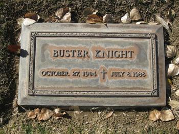 Knight, Buster P. gravesite