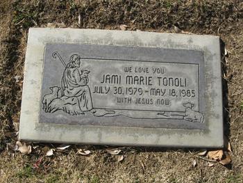 Tonoli, Jami Marie gravesite