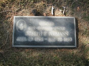 Ammann, Joseph Frank gravesite