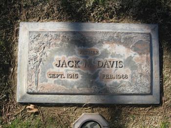 Davis, Jack Milton gravesite