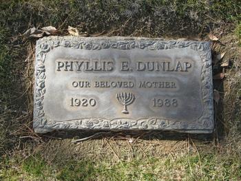 Dunlap, Phyliss Elaine gravesite