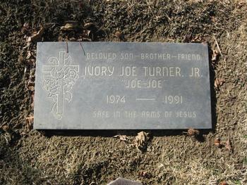 Turner, Jr. Ivory Joe gravesite